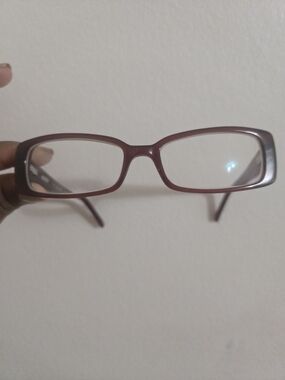 Fendi Rectangular Glasses in Burgundy